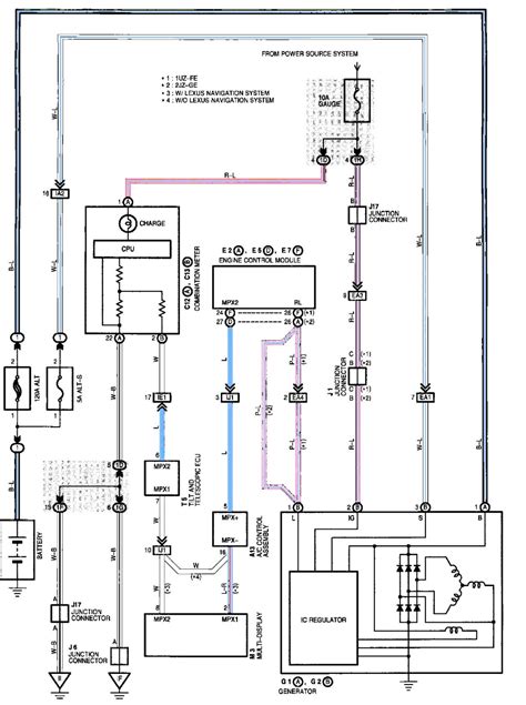 gs300 alternator wiring diagram 